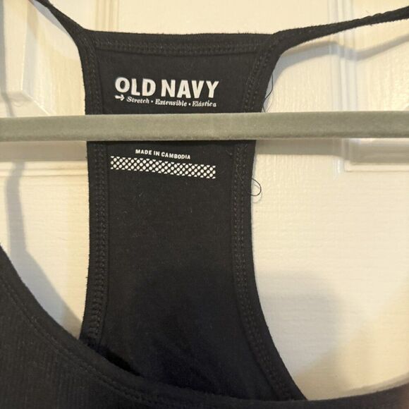 Old Navy Racerback Tank Top – Black, Size Large, EUC, Lightweight - Picture 3 of 4